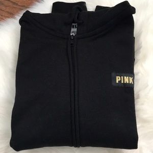 Pink zipped hoodie